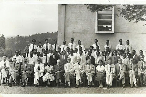 Prof Josephine Nambooze (front row fifth from the left) during her days in the medical school